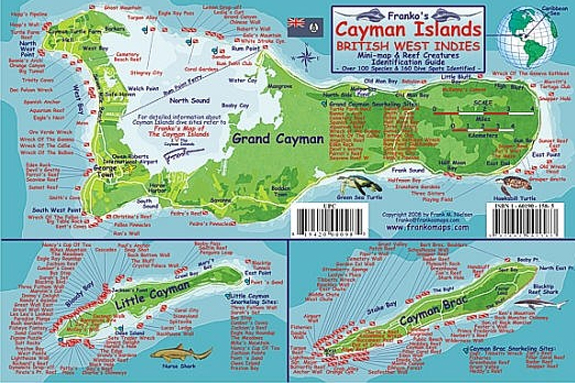 Grand Cayman 7 Mile Beach Map