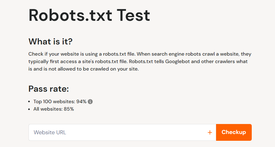 robots.txt checker