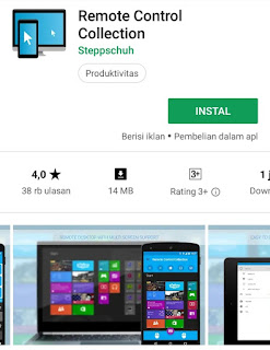 Aplikasi remote komputer PC jarak jauh android