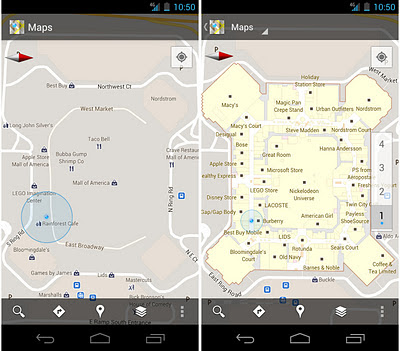 กูเกิลแม็ปส์ใหม่ แผนที่บนมือถือ Mobile maps