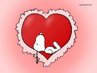 Snoopy Dog-Wallpaper-For-Valentine