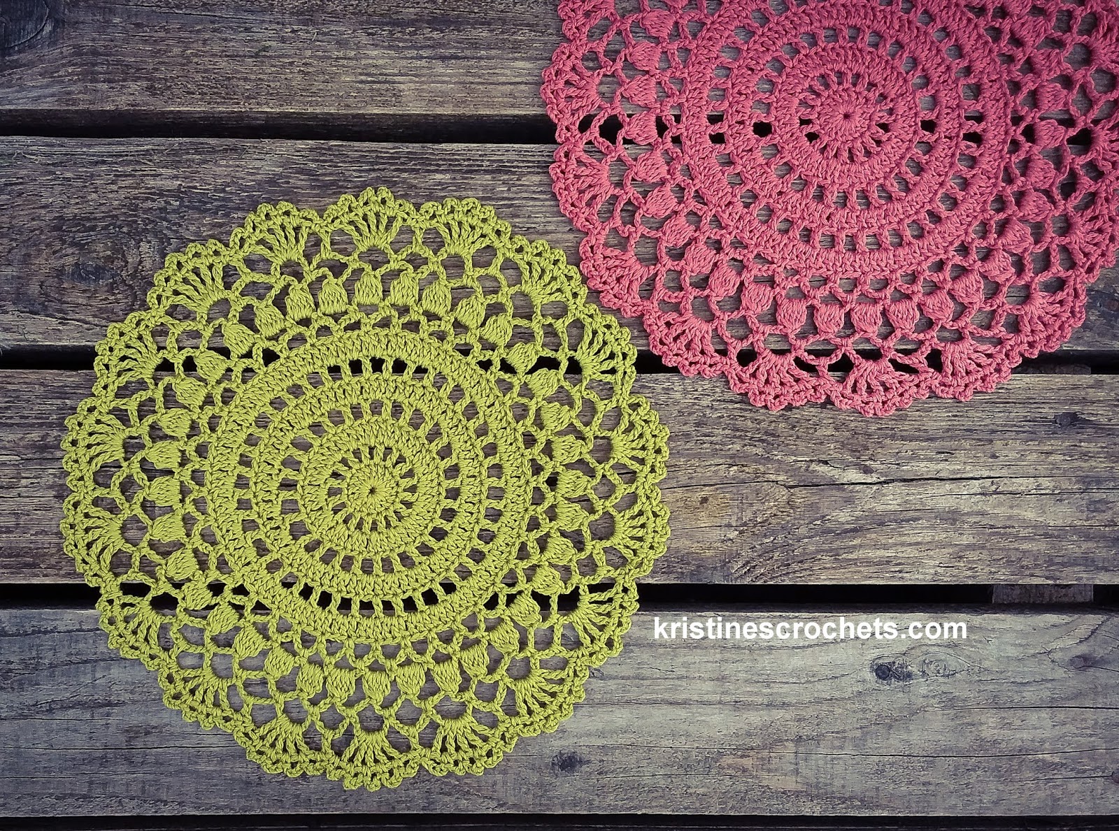KristinesCrochets : Round Lace Doily - Easy Crochet Pattern