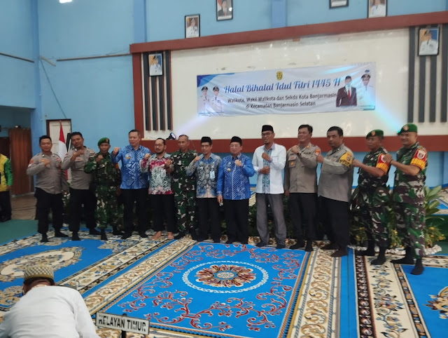 Halal Bihalal dan Silaturahmi Memperkuat Semangat Kerja di Banjarmasin Selatan