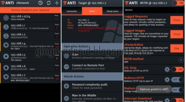 ZAnti Penetration Testing Android Hacking Toolkit - Aplikasi Hacking Terbaik Untuk Android