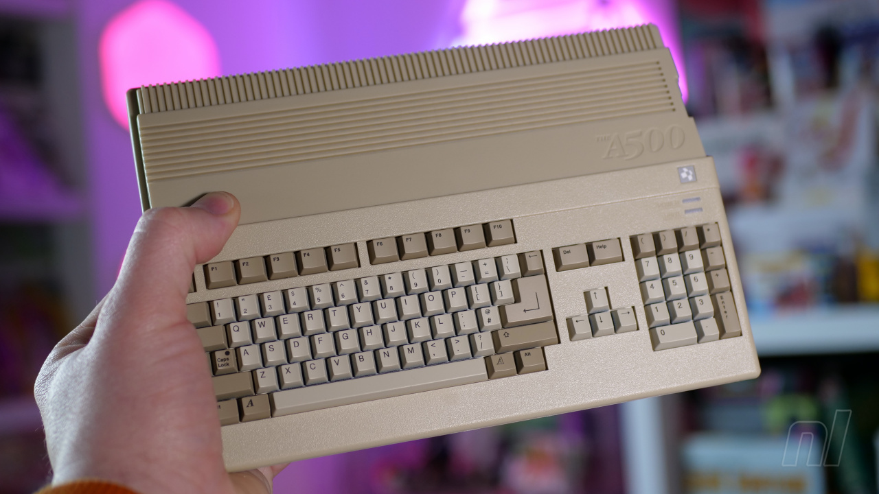 The A500 Mini, an Amiga clone, is currently available in the UK and is on pre-order in the US.