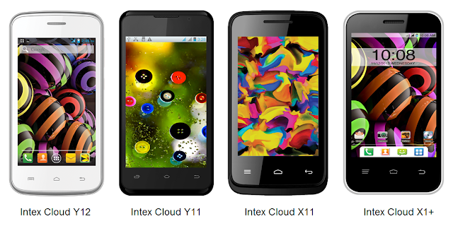 Intex Cloud smartphones