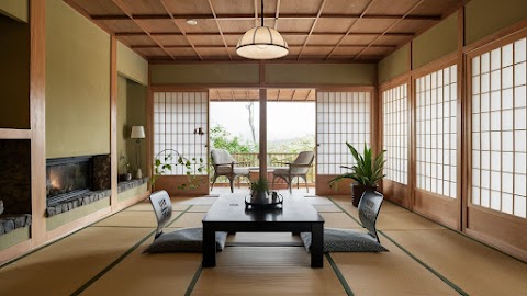 A Serene Living Space with Japanese Influence