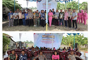Sambut HUT Bhayangkara ke-78, Polres Sergai Beserta Jajaran Melakukan Penanaman Pohon, Sekaligus Bagikan Bibit Tanaman Tani, serta Bansos Kepada Warga