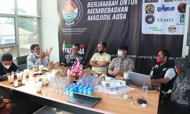 AWG dan MINA Biro Sumatera Silaturahim dan Diskusi Bersama ACT Lampung
