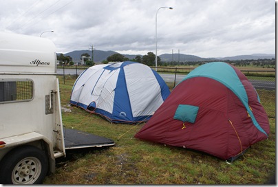 Campsite at Tamworth