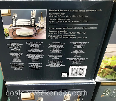 Costco 1322527 - Mesa Buffet Caddy: great for hosting a dinner party