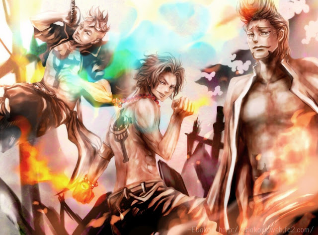   Marco Phoenix Portgas D. Ace Thatch HD Wallpaper Whitebeard Pirates One Piece