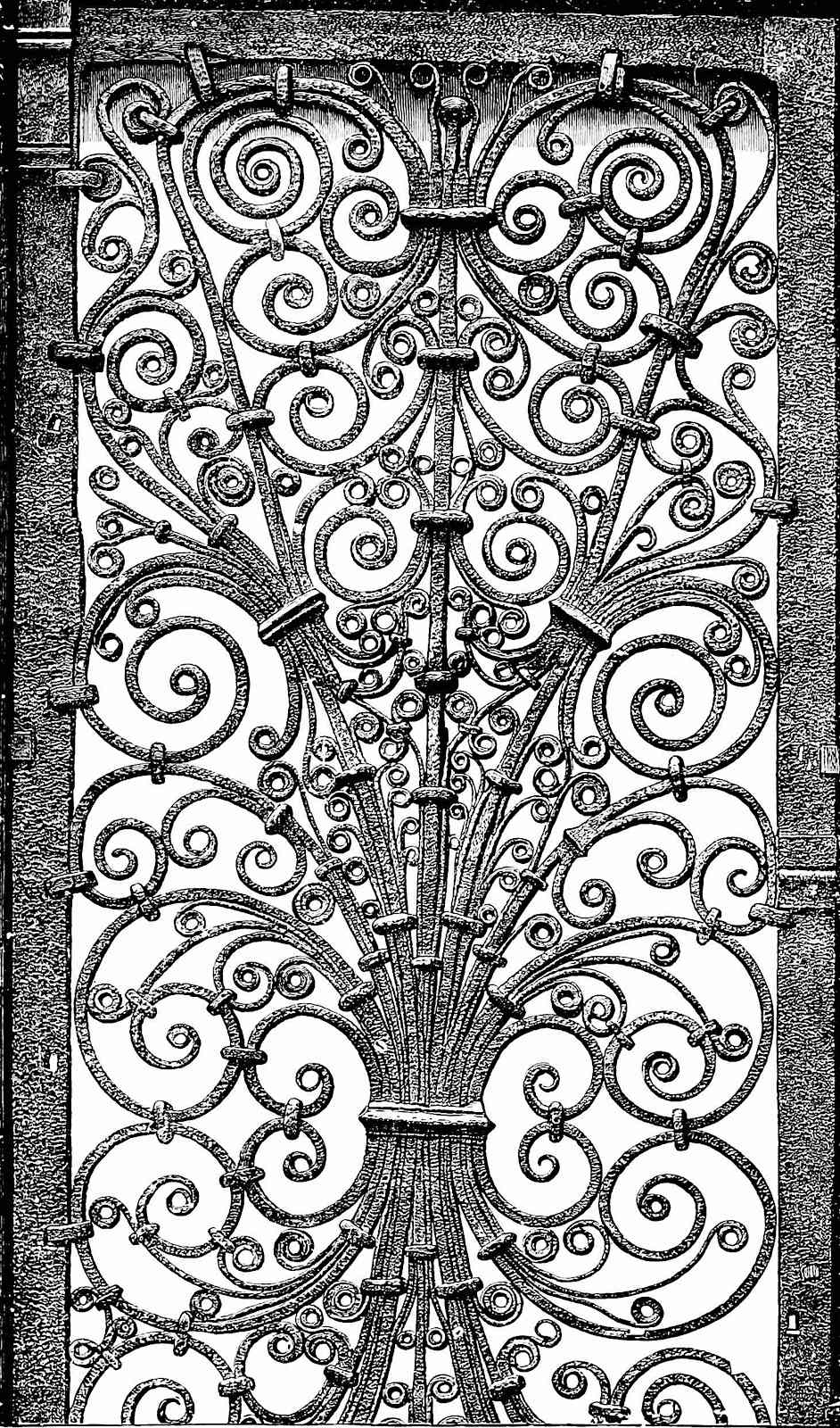 a year 1201 metal gate illustration
