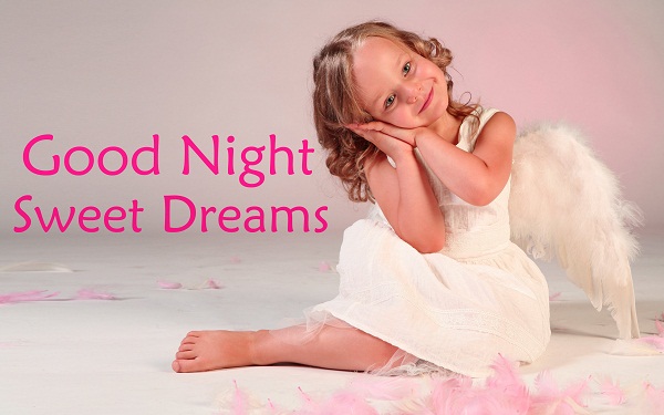 Good Night Sweet Dreams Baby Girl Image for Whatsapp & Facebook