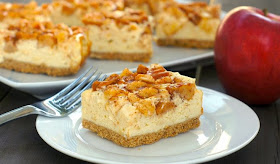 Featured Recipe: Caramel Apple Cheesecake Bars from Fearless Homemaker #SecretRecipeClub #recipe