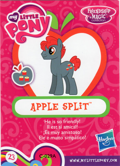 MLP Apple Split Blind Bag Cards  MLP Merch