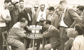 Sexta ronda del Torneo de Ajedrez de La Pobla de Lillet 1957