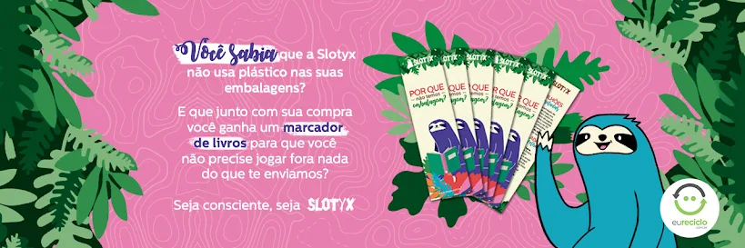 A Slotyx é uma marca do grupo MOVI, criada por 3 amigos, que desejavam colocar mais cor e alegria em seu dia-a-dia. Fazemos peças originais e exclusivas, feitas com responsabilidade social e ambiental, sem perder a criatividade e a qualidade.