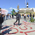 Comerciantes e policiais realizam protesto na Barra contra morte de PM 