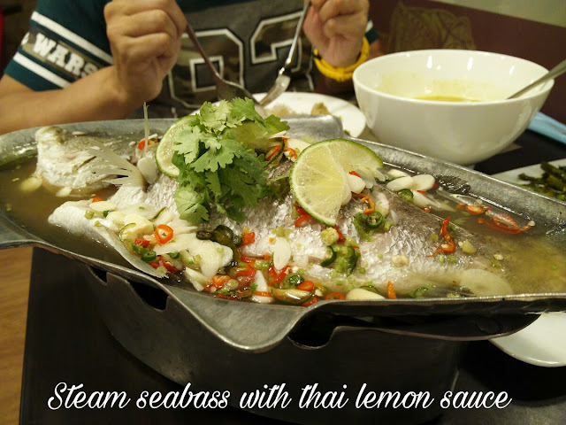 Paulin's Munchies - Lotus Thai at Jln Besar - Steam sea bass with thai lemon sauce