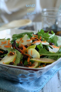 Meatless Monday Vegetarian Pear Recipes - Pear Salad