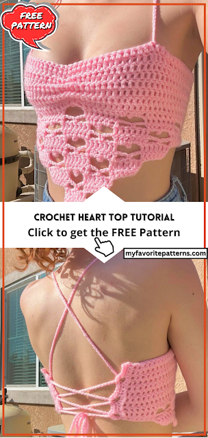 Crochet Heart Top Tutorial