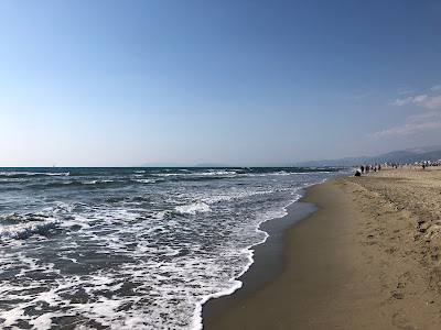 Viareggioの海岸線