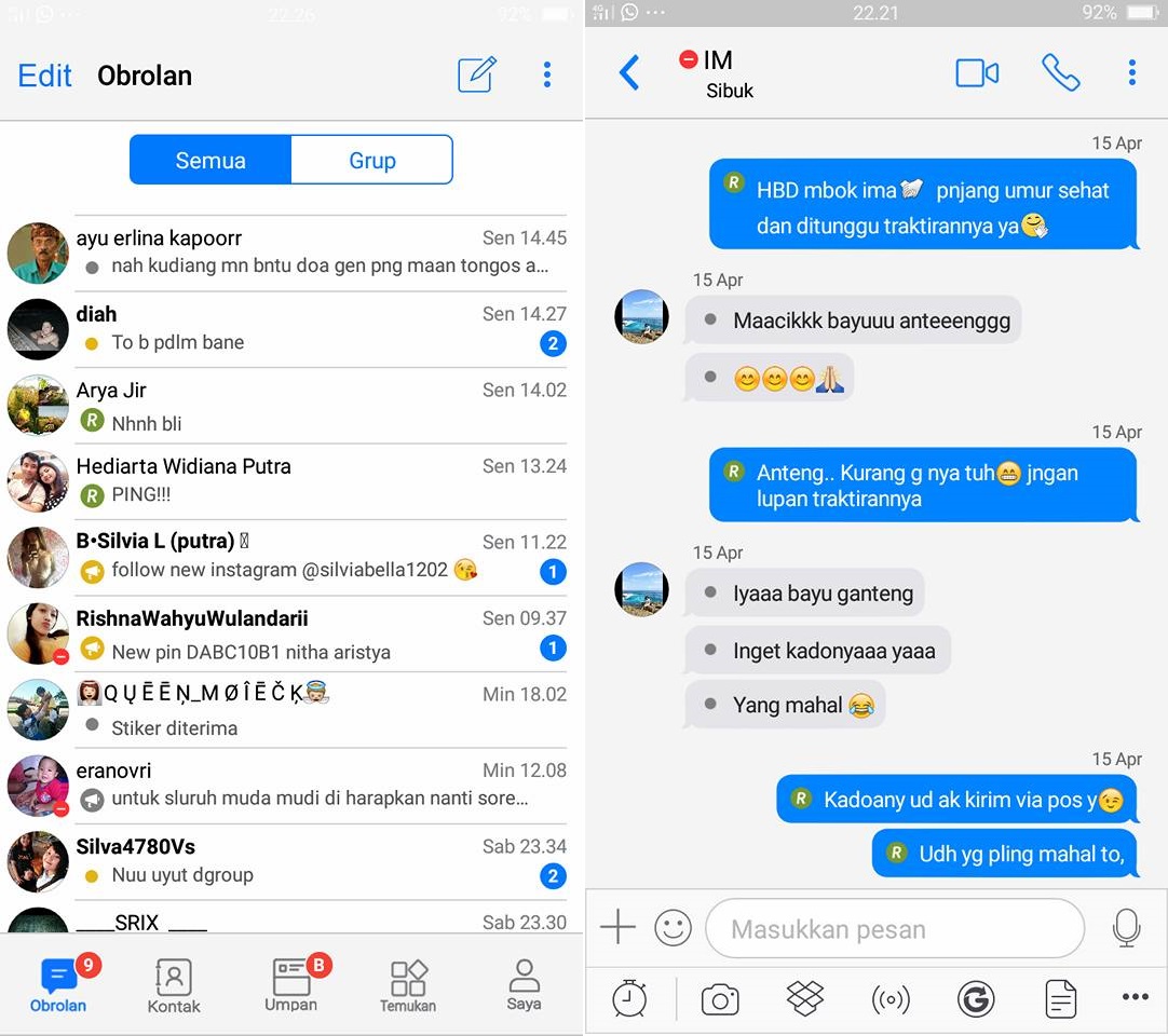 BBM Mod iPhone Style IOS 10 Versi 3.3.7.93 Apk Update ...