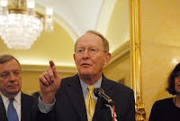 Republican Senator Lamar Alexander, chair of Senate appropriations subcommittee on energy and water development.  (Credit: AMSF2011/Flickr) Click to Enlarge.