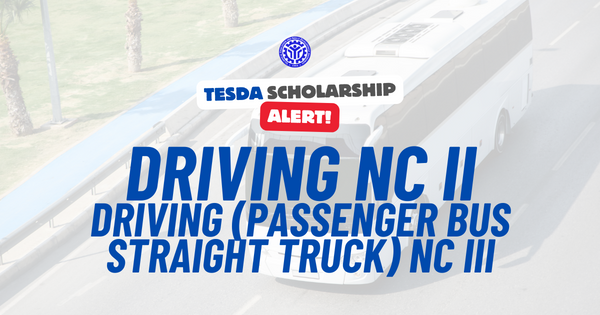 Driving NC II and III TESDA Scholarship | GETS