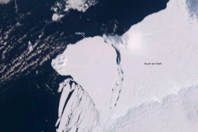 Un enorme iceberg se desprendió de plataforma de hielo de la Antártida