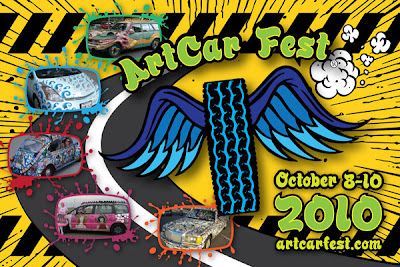 Art Car Fest 2010 Flyer Design Front by Costas Schuler