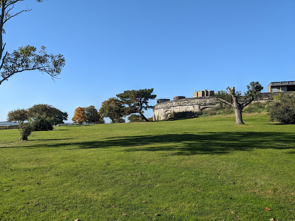 Coalhouse Fort with relaxing landscape