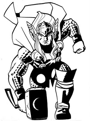 Thor Coloring Pages