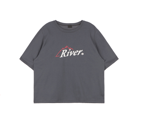  River Print T-Shirt