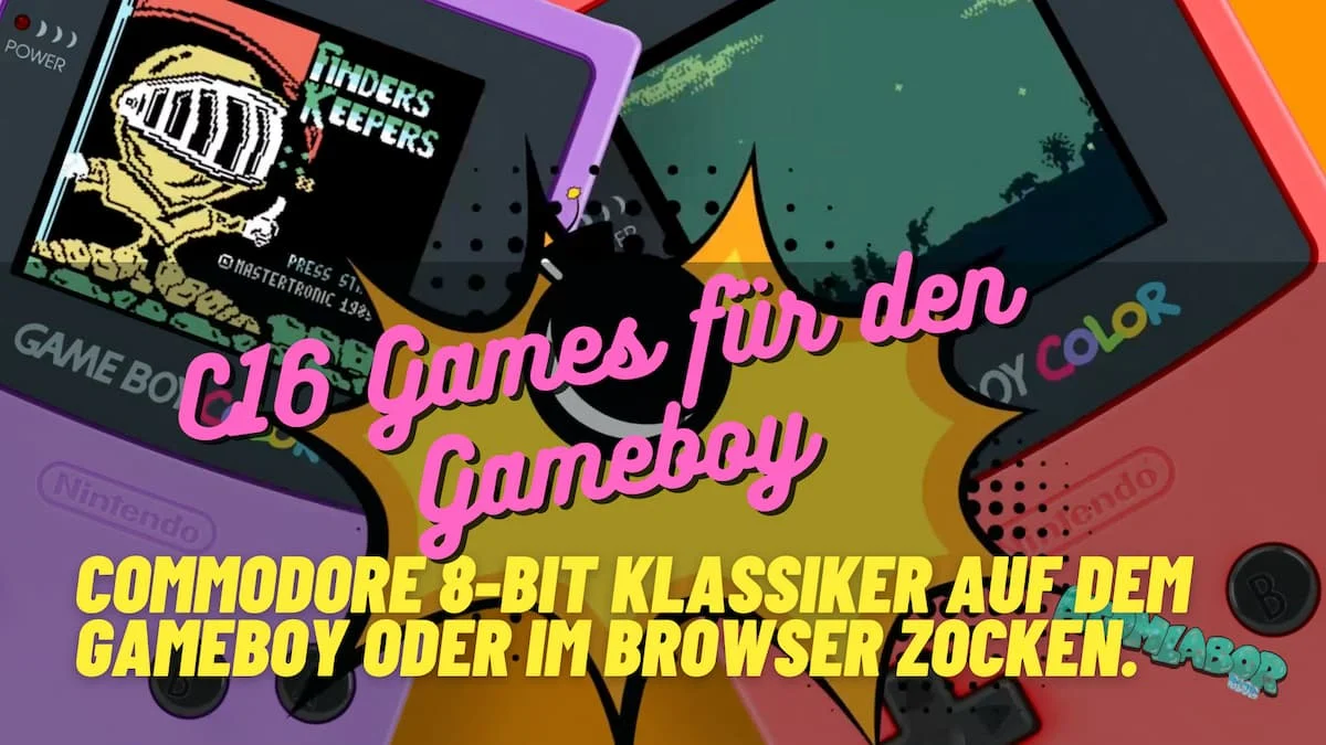 Commodore C16 Spiele für den Gameboy portiert | Free Downloads & Browser Games für Retrogamer