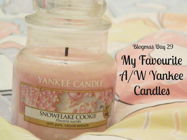 My Favourite Autumn/Winter Yankee Candles