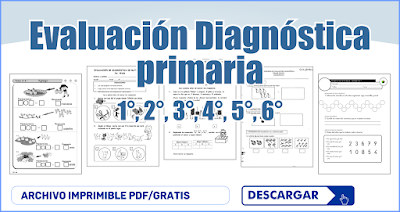 Evaluación Diagnóstica  1°, 2°, 3°, 4°, 5°, 6° grado primaria