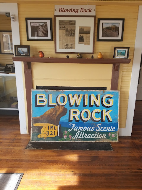 Old Sign for The Blowing Rock in The Blowing Rock Photo Gallery