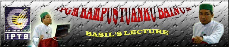 Basil's Lecture