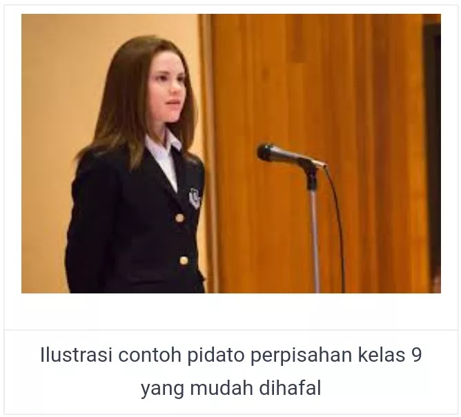 pidato perpisahan