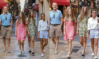 Spanish royals on summer break in Palma de Mallorca