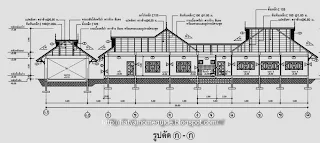 บ้านชั้นเดียวเล่นระดับ  5 ห้องนอน 3 ห้องน้ำ แบบบ้านกระเบื้องพรีม่า [09]