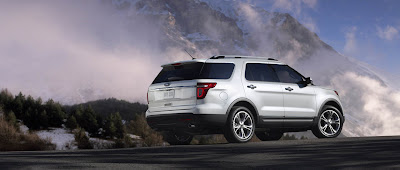 2011 Ford Explorer Rear Angle View
