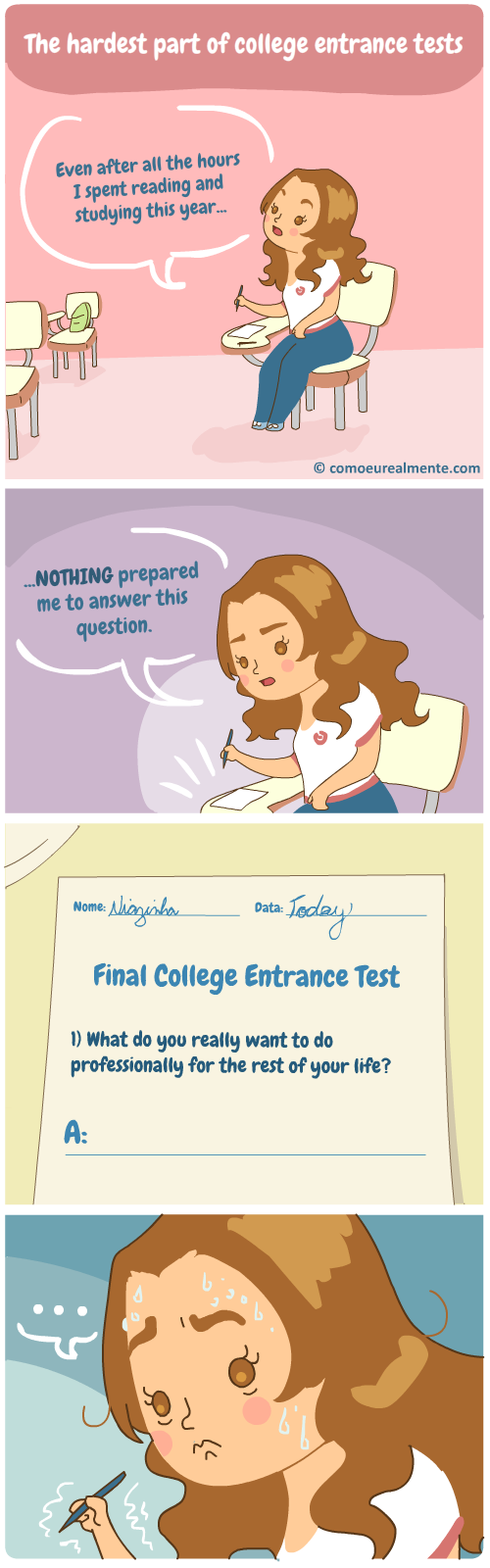 the hardest part of college entrance tests 