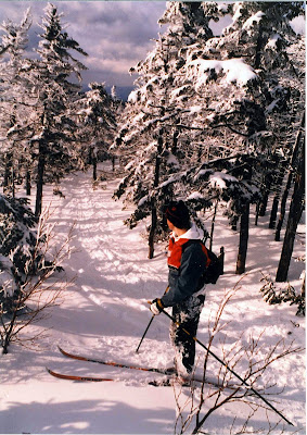 My brother Dave, somewhere above Indian Falls on the way up Marcy, March 1986.

The Saratoga Skier and Hiker, first-hand accounts of adventures in the Adirondacks and beyond, and Gore Mountain ski blog.