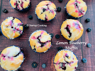 Lemon blueberry muffin