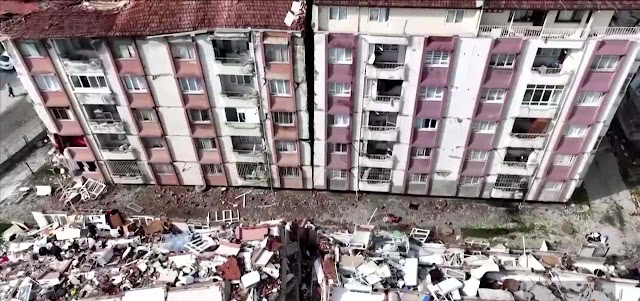 Turkey Earth Quake Aerial View Pics