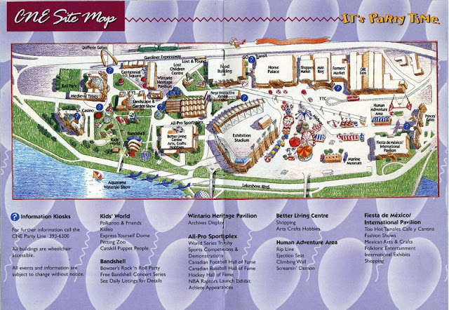 Map: Canadian National Exhibition. 1994