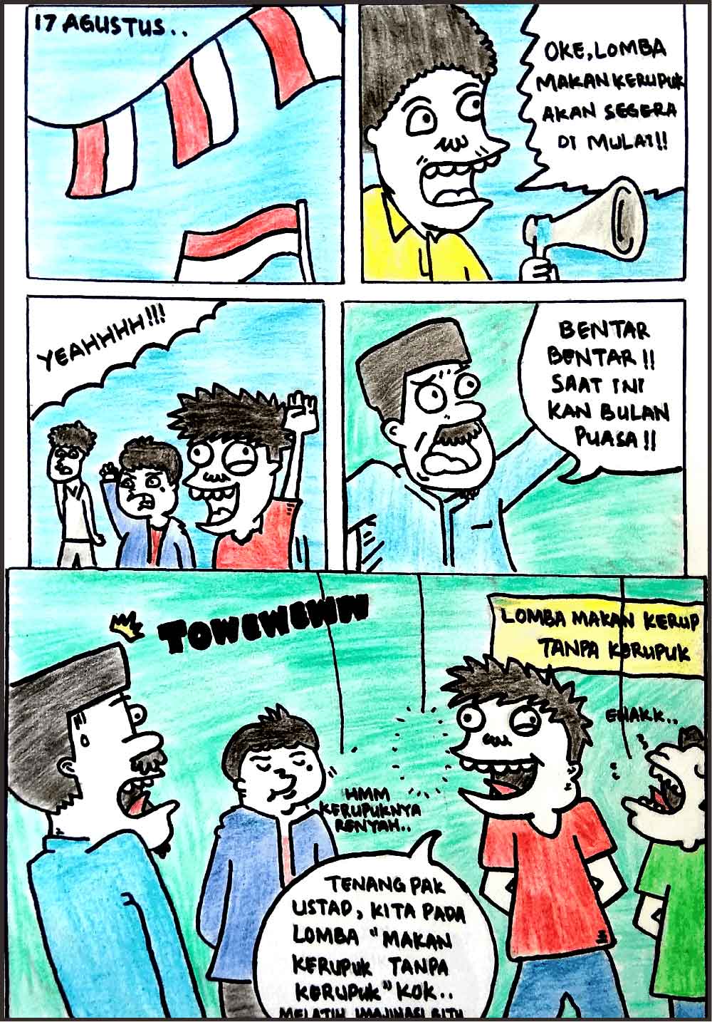 Pengertian Komik  Jenis Komik  Lengkap 15 Contoh  Komik  Lucu 